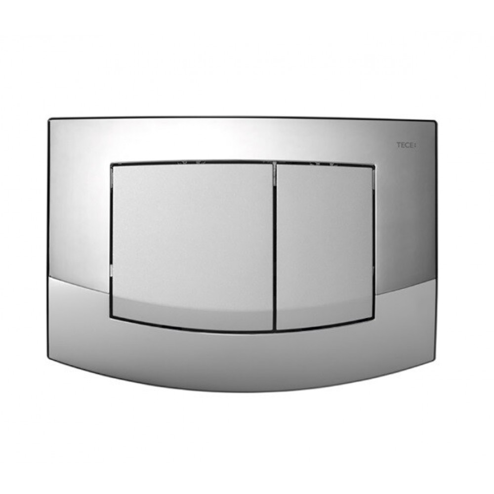 Клавиша смыва, TECE, TECEambia, для унитаза, шгв 214*22*152, цвет-хром матовый/хром глянцевый