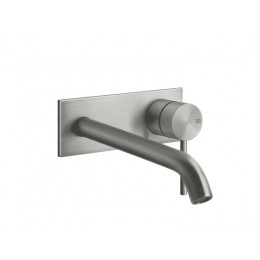 Смеситель для раковины, Gessi, Flessa, цвет-Steel Brushed