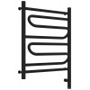 Полотенцесушитель, Сунержа, Элегия 3.0, шгв 532*120*724, нижнее справа, МЭМ, цвет-черный матовый