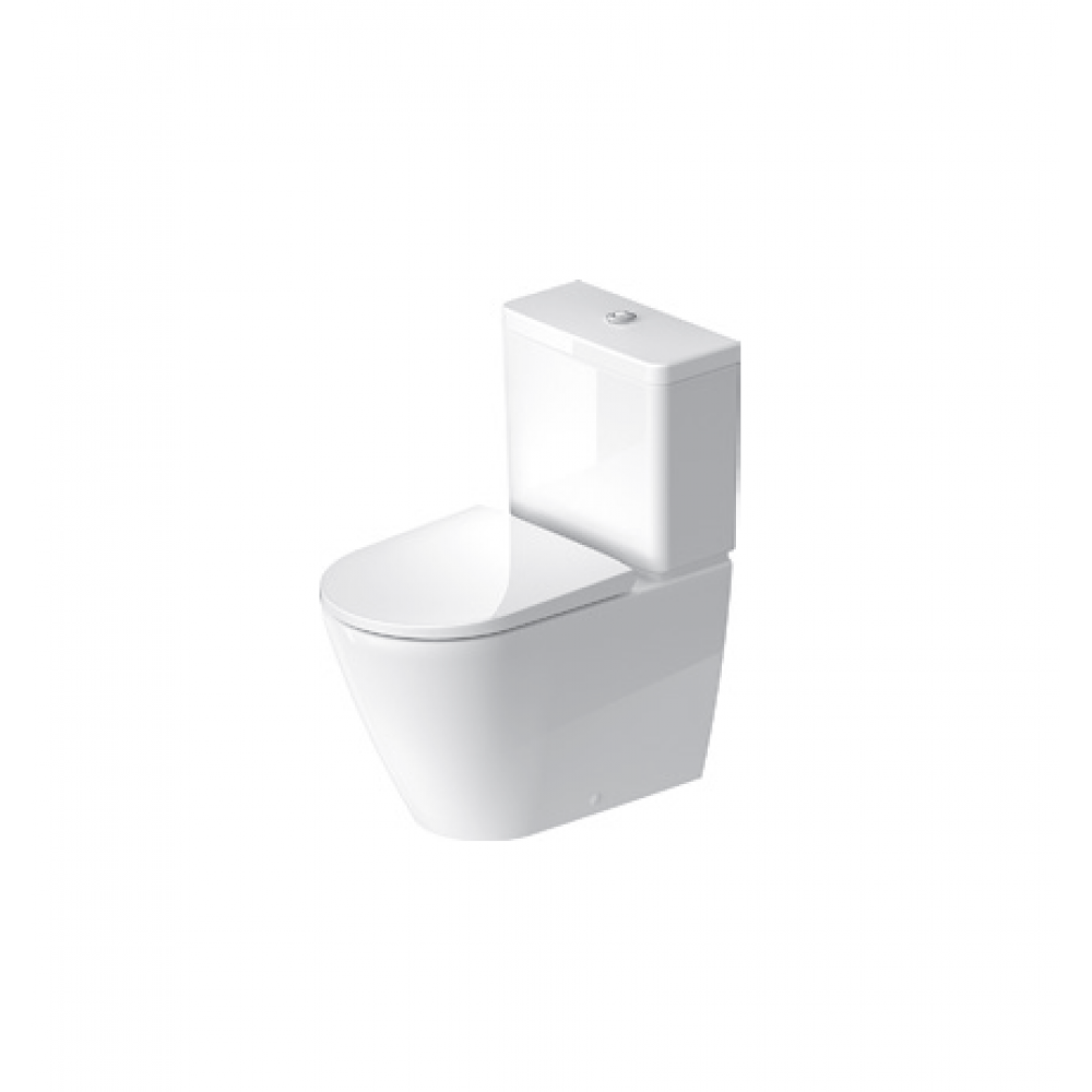 Унитаз, Duravit, D-Neo, напольный, шгв 370*650*400, WonderGliss, цвет-белый