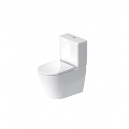 Унитаз, Duravit, D-Neo, напольный, шгв 370*650*400, WonderGliss, цвет-белый