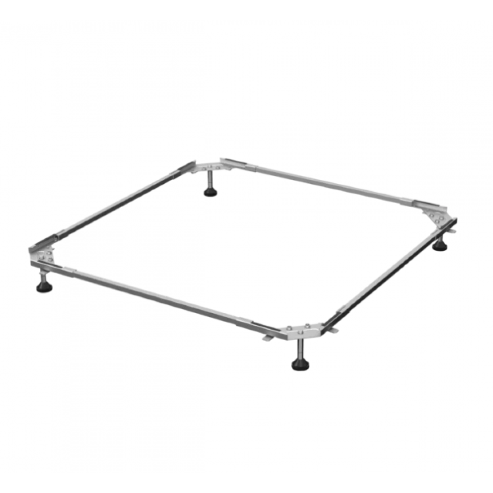 Ножки для душевого поддона, Bette, шг-700*700 мм, цвет-хром/черный