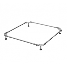 Ножки для душевого поддона, Bette, шг-700*700 мм, цвет-хром/черный