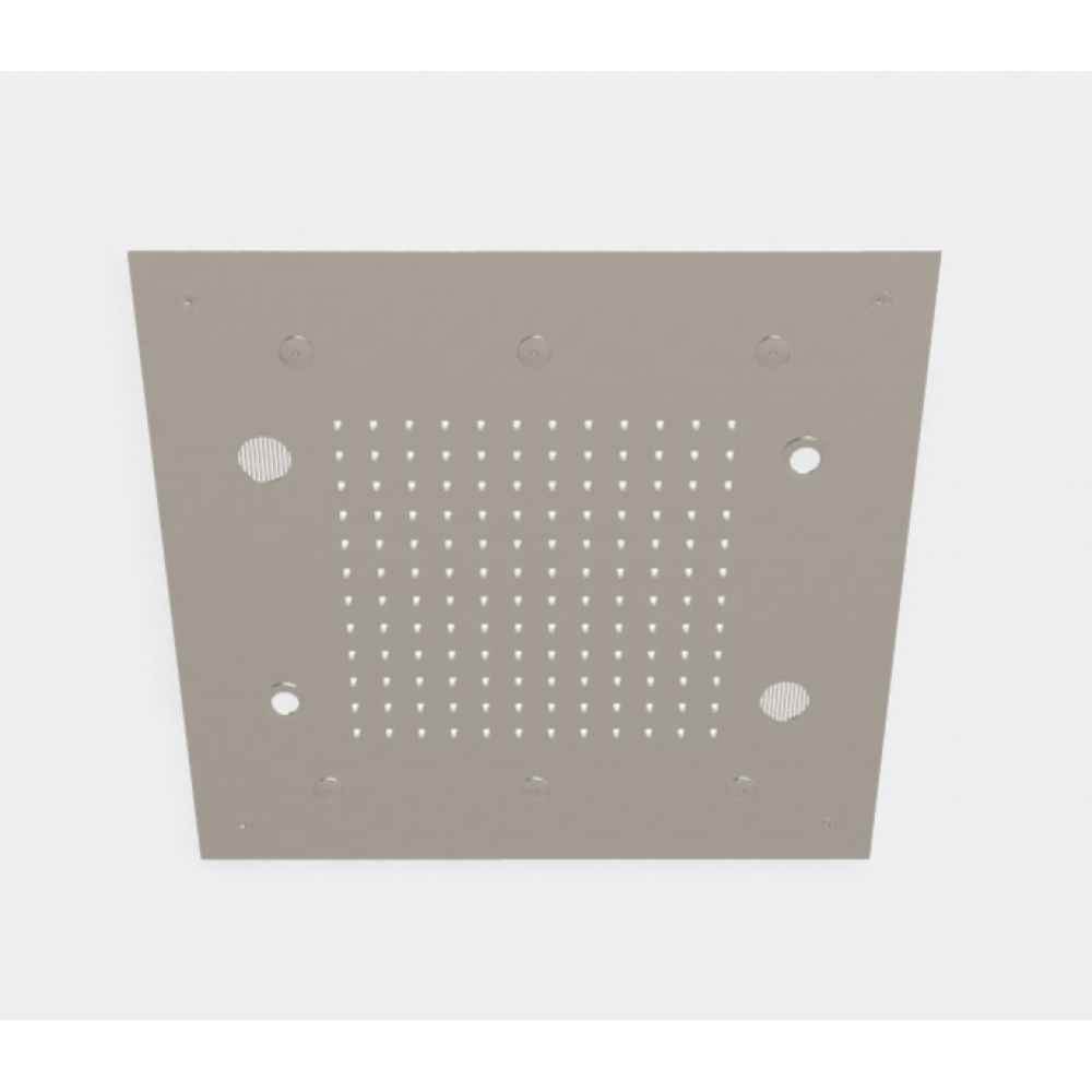 Верхний душ, Fima Carlo Frattini, Showerhead, 500*500, цвет-брашированный никель