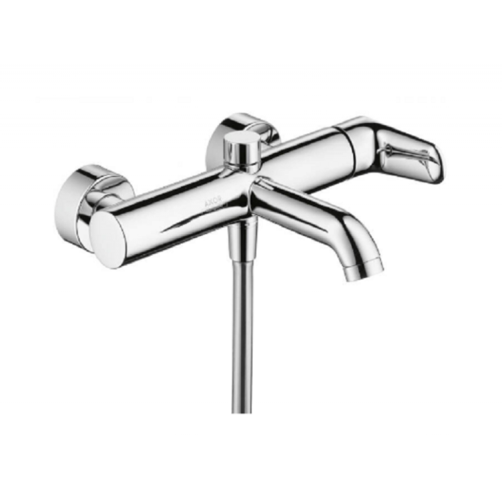 Смеситель для ванны и душа, Hansgrohe, Axor Citterio M, цвет-шлифованный никель