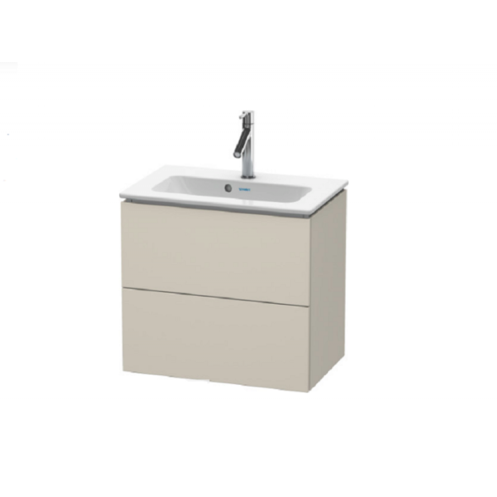 Тумба под раковину, Duravit, L-Cube, шгв 620*391*550, раковина-необходимо заказать, цвет-серо-коричневый матовый