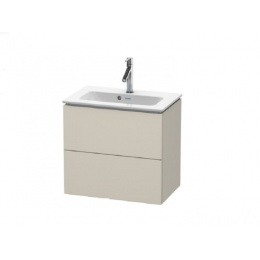 Тумба под раковину, Duravit, L-Cube, шгв 620*391*550, раковина-необходимо заказать, цвет-серо-коричневый матовый