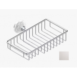 Мыльница, THG, Camélia Clear crystal, шгв 240*179*80.5, цвет-никель