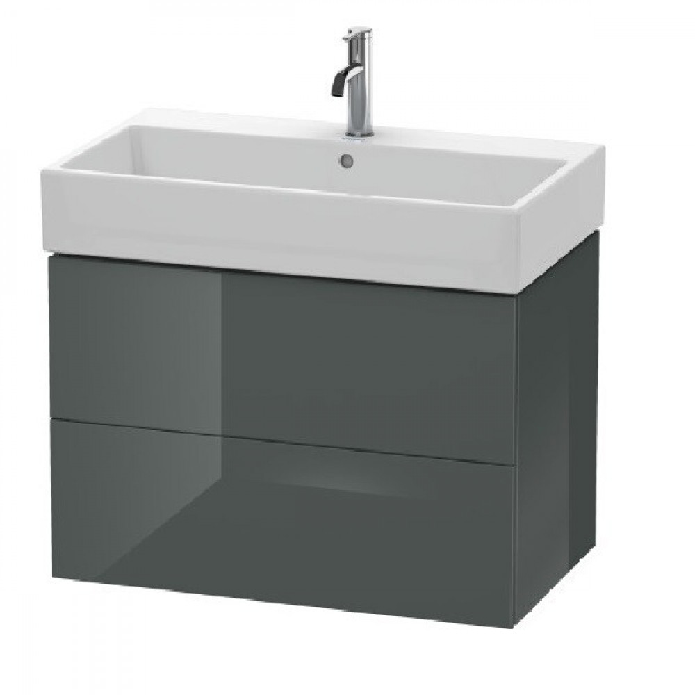 Тумба под раковину, Duravit, L-Cube, шгв 784*459*544, раковина-необходимо заказать, цвет-доломитово-серый глянцевый