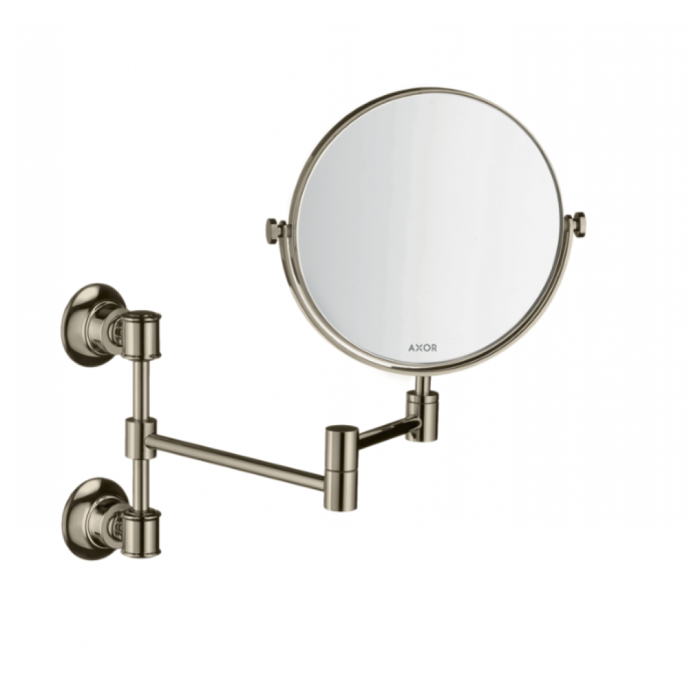 Косметическое зеркало, Axor, Axor Montreux, без подсветки, цвет-полированный никель
