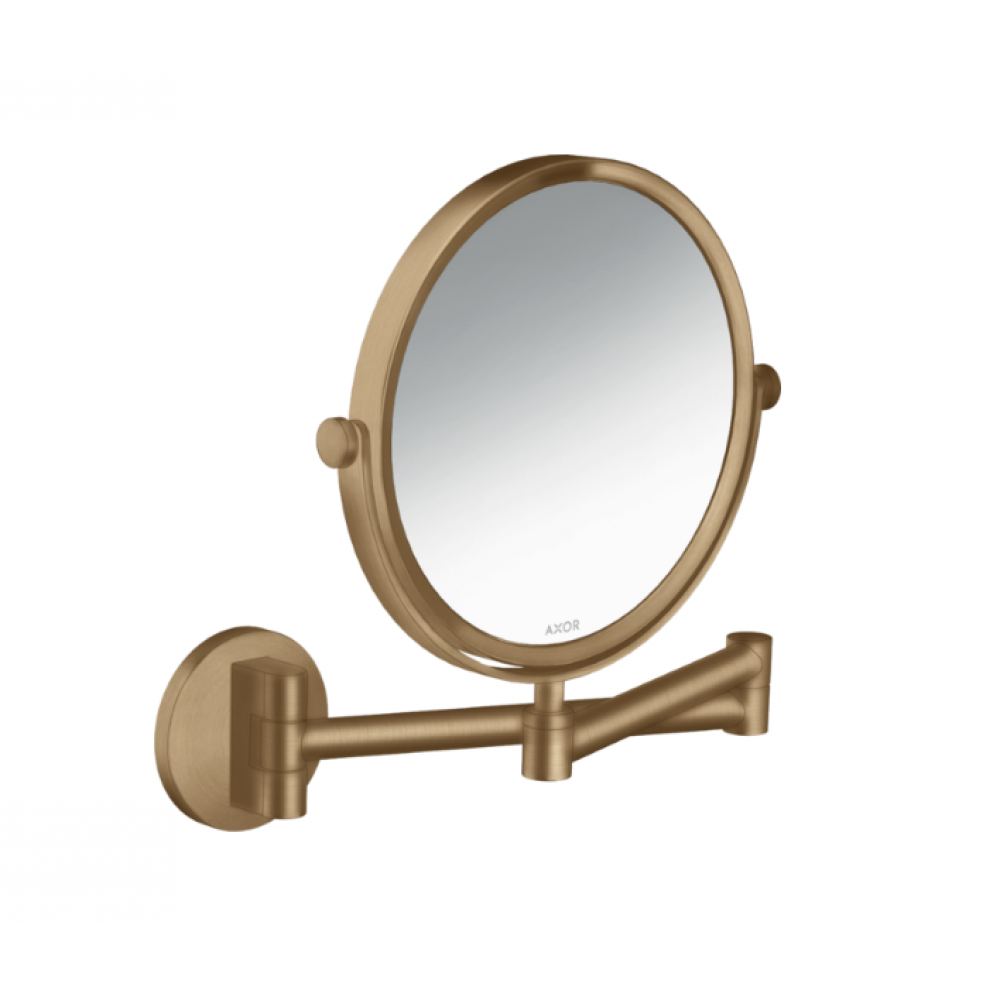 Косметическое зеркало, Axor, Axor Universal Circular, без подсветки, цвет-шлифованная бронза