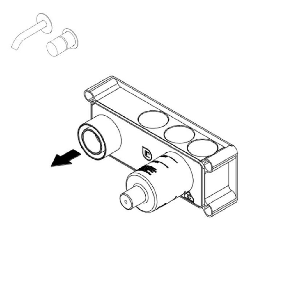 Внутренняя часть, Ritmonio, назначение-смеситель для раковины, не окрашен