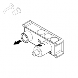 Внутренняя часть, Ritmonio, назначение-смеситель для раковины, не окрашен