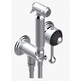 Гигиенический душ, THG, Jaipur Black Onyx, цвет-хром