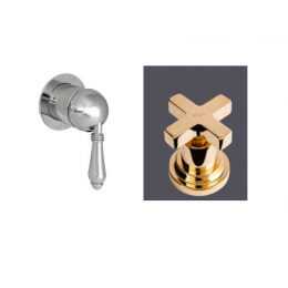 Смеситель для душа, Nicolazzi, El Capitan, на 1 потребитель, цвет-золото