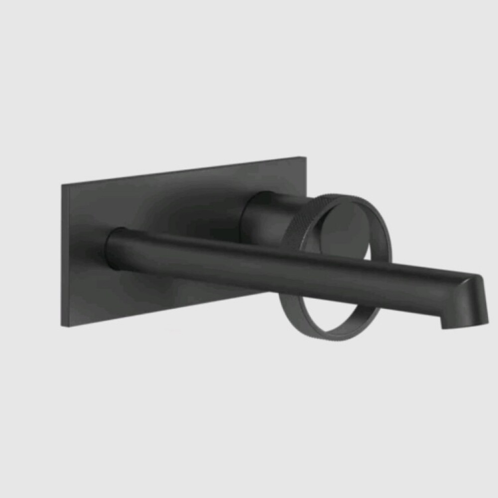 Смеситель для раковины, Gessi, Anello, цвет-черный матовый