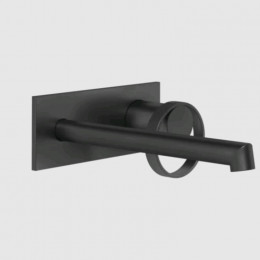 Смеситель для раковины, Gessi, Anello, цвет-черный матовый