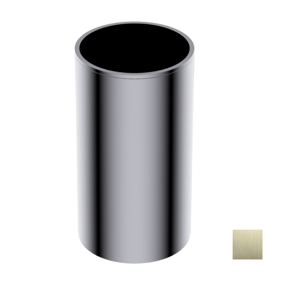 Стакан, Ritmonio, Elementa Fittings, шгв 65*65*114, цвет-Brushed champagne PVD