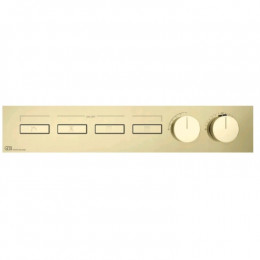 Смеситель для душа, Gessi, HI-FI, на 4 потребителя, цвет-Brass PVD