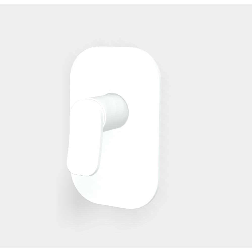 Смеситель для душа, Fima Carlo Frattini, Flo', на 1 потребитель, цвет-белый матовый