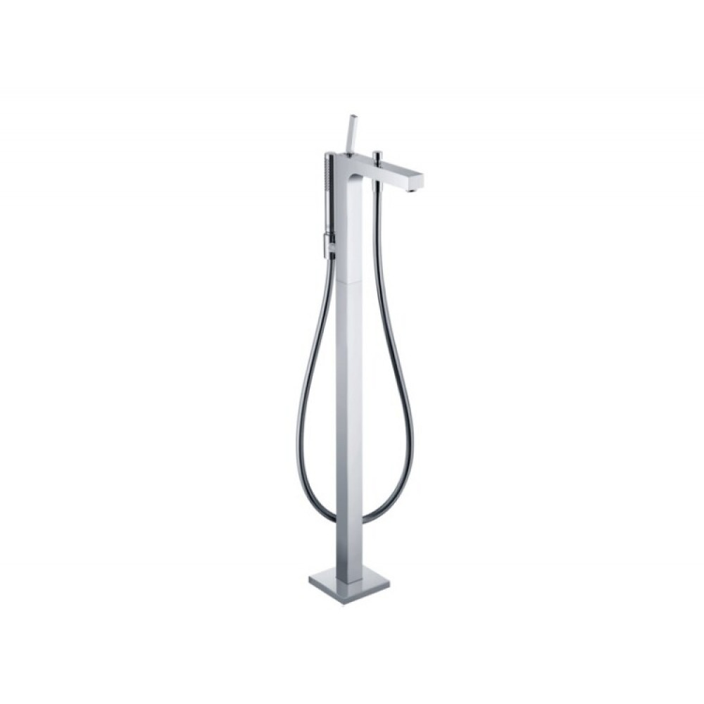 Смеситель для ванны и душа, Hansgrohe, Axor Citterio, цвет-полированный черный хром