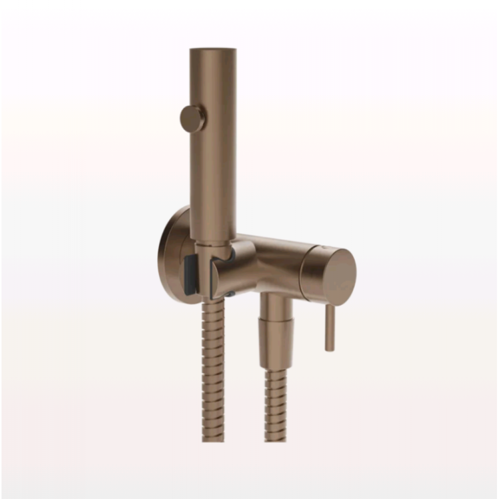 Гигиенический душ, Gessi, Inciso, цвет-медь брашированная/шлифованная PVD (Copper Brushed PVD)