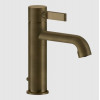 Смеситель для раковины, Gessi, Inciso, цвет-Antique Brass