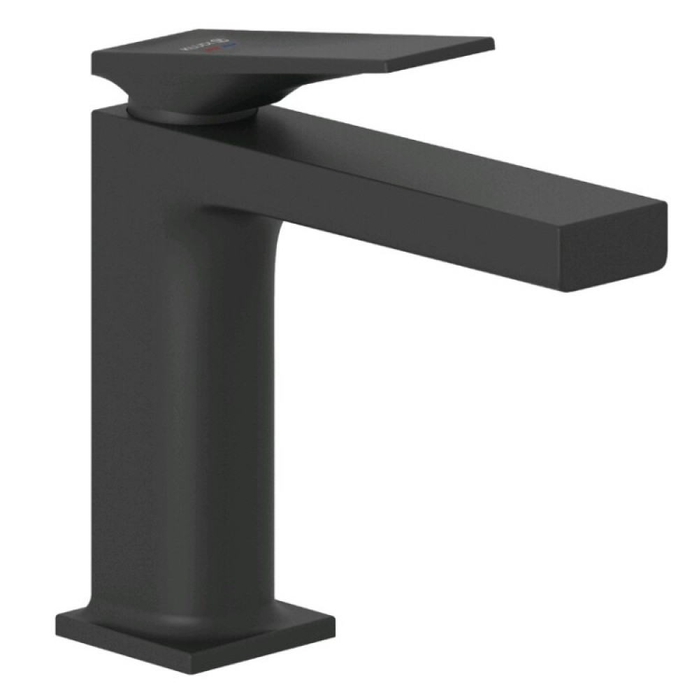 Смеситель для раковины, Kludi, DECUS, EcoPlus, цвет-черный матовый (Matt Black, Nero Opaco)