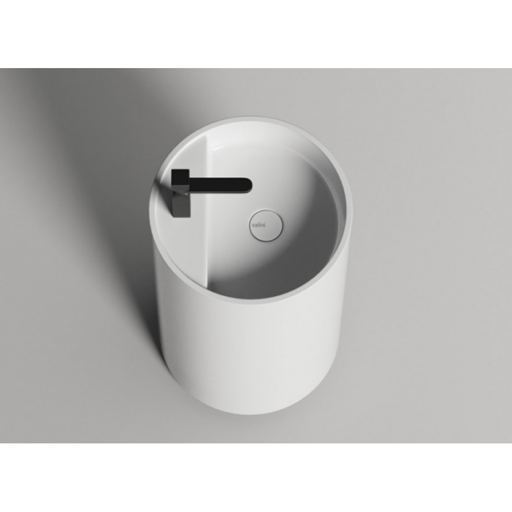 Раковина, Salini, Armonia Top, шгв 450*450*850, отверстия для смесителя-1, цвет-белый матовый (Matt White, Bianco Opaco)