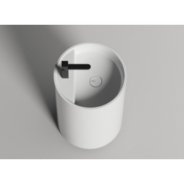 Раковина, Salini, Armonia Top, шгв 450*450*850, отверстия для смесителя-1, цвет-белый матовый (Matt White, Bianco Opaco)