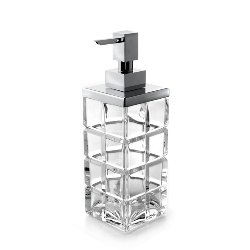 Дозатор для жидкого мыла, 3SC, Palace, шгв 75*75*230, цвет дозатора-хром