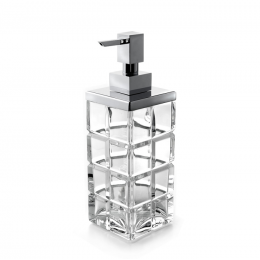 Дозатор для жидкого мыла, 3SC, Palace, шгв 75*75*230, цвет дозатора-хром