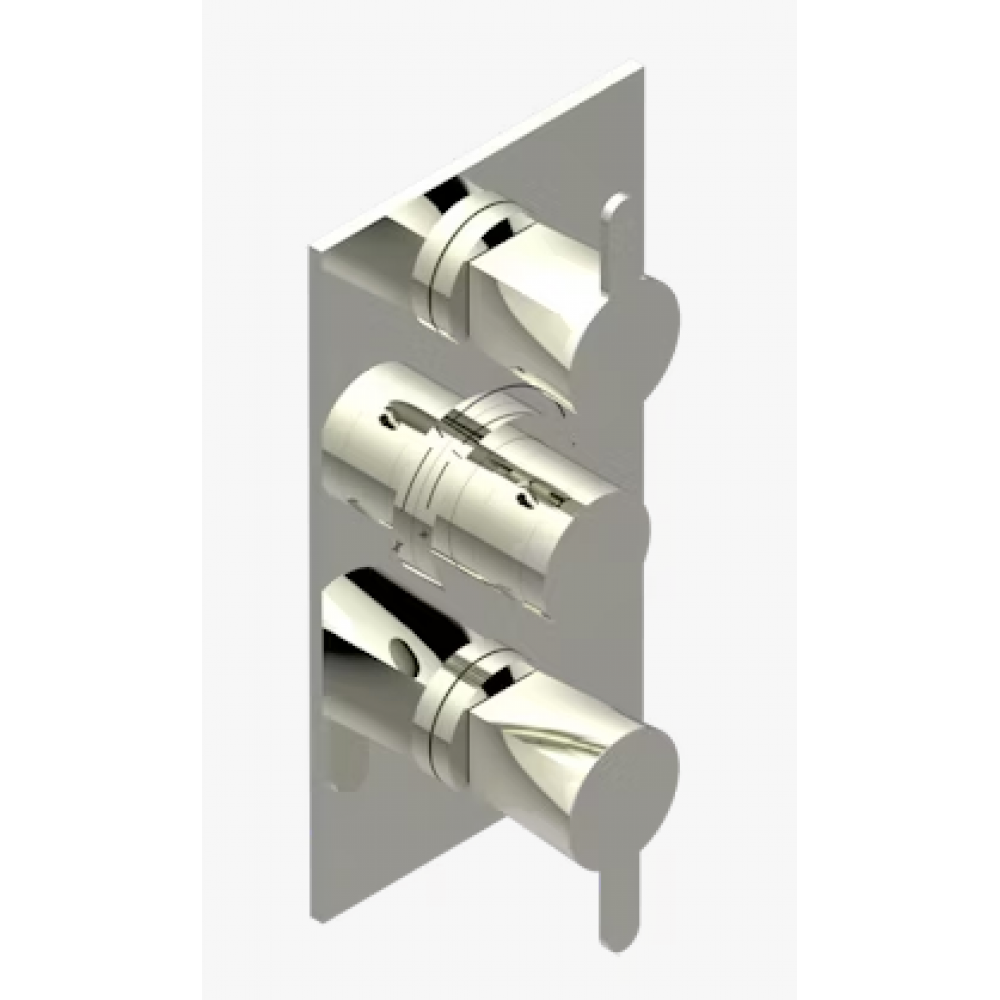 Смеситель для душа, THG, Metamorphose with lever, цвет-никель