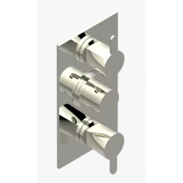 Смеситель для душа, THG, Metamorphose with lever, цвет-никель