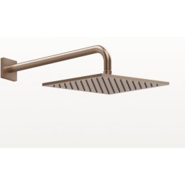 Верхний душ, Gessi, Rilievo, 250*250, цвет-Copper Brushed PVD