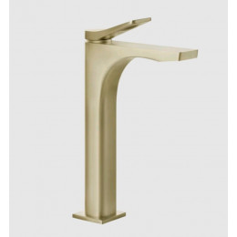 Смеситель для раковины, Gessi, Rilievo, цвет-Brushed Brass PVD