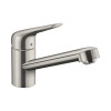Смеситель для кухни, Hansgrohe, Focus M42, цвет-сталь