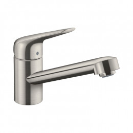 Смеситель для кухни, Hansgrohe, Focus M42, цвет-сталь