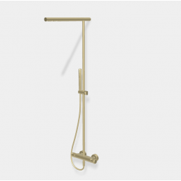 Душевая стойка, Fima Carlo Frattini, Shower column, цвет-шампань брашированная