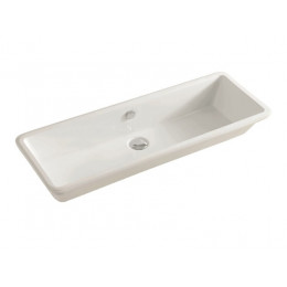 Раковина, Artceram, Gea, шгв 900*330*150, отверстия для смесителя-отсутствуют, цвет-Glossy White