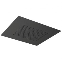 Верхний душ, Almar, Velvet, 498*498, цвет-Absolute Black Brushed PVD (Товар заказной, возврату не подлежит)