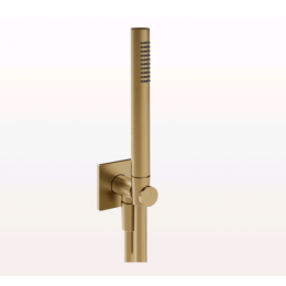 Душевой набор, Gessi, Inverso Bath&Shower, цвет-Warm Bronze Brushed PVD