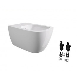 Биде, Alice, Wunder, подвесной, шгв 360*530*285, Aliglaze+, с набором для крепления, цвет-белый