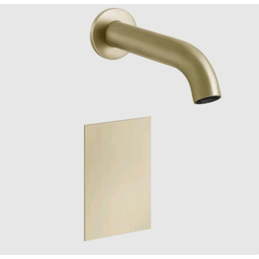 Смеситель для раковины, Gessi, Sensor Taps Flessa, цвет-Brushed Brass PVD