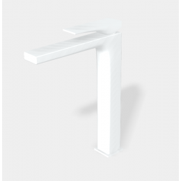 Смеситель для раковины, Fima Carlo Frattini, Zeta, цвет-белый матовый