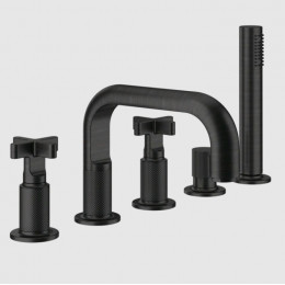 Смеситель для ванны и душа, Gessi, Inciso, цвет-Aged Bronze