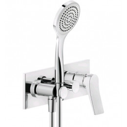 Смеситель для душа, Gessi, Rilievo, на 2 потребителя, цвет-хром