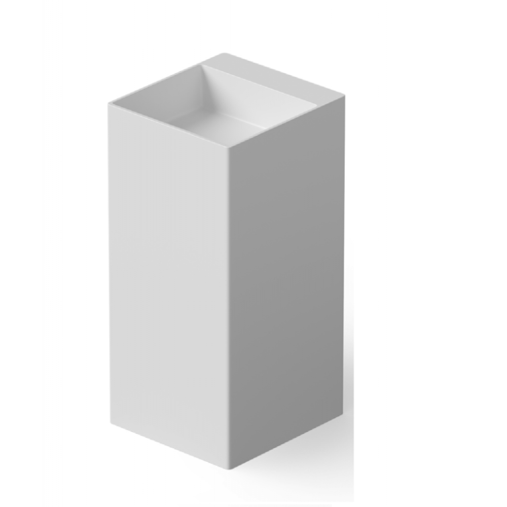 Раковина, DEA Design, Pedestal Basin, шгв 480*480*900, отверстия для смесителя-отсутствуют, цвет-белый матовый