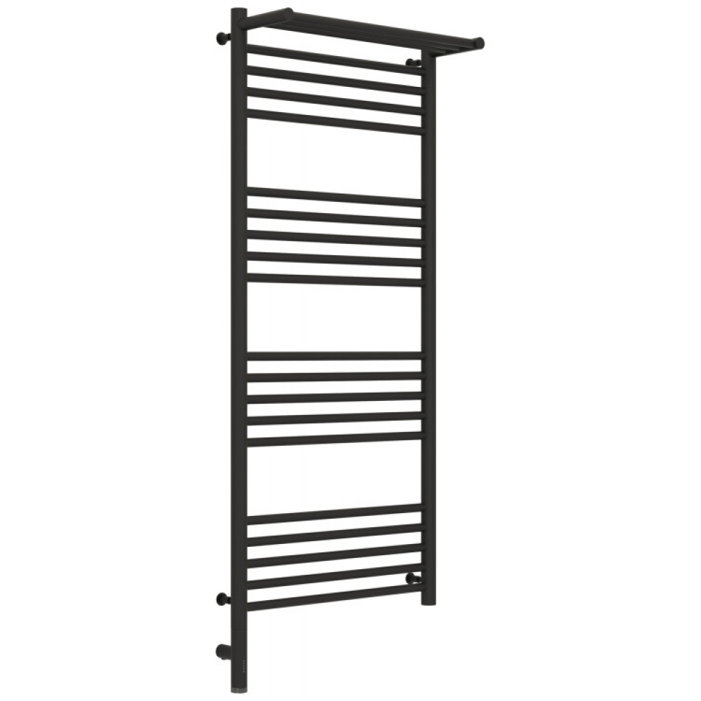 Полотенцесушитель, Сунержа, Богема 3.0, с 1 полкой, шгв 532*214*1324, нижнее слева, МЭМ, цвет-тёмный титан муар