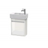 Тумба под раковину, Duravit, Ketho, шгв 450*225*550, петли-слева, раковина-необходимо заказать, цвет-белый глянцевый
